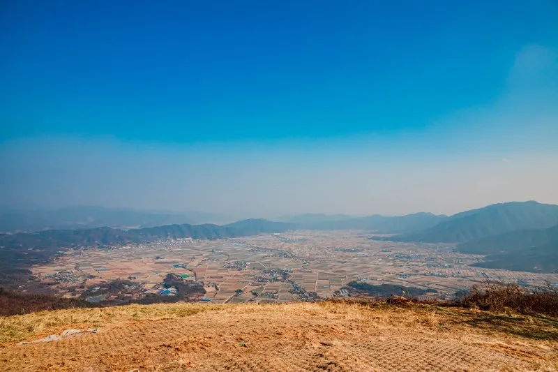 산 정상