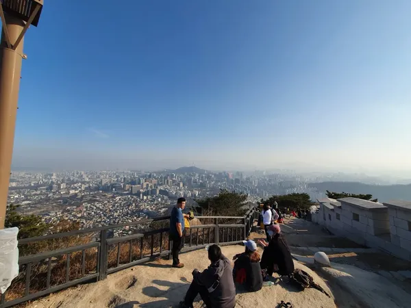 산 정상