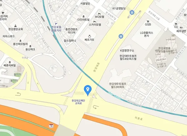 한강대교 북단 교통섬 출사지 사진 3