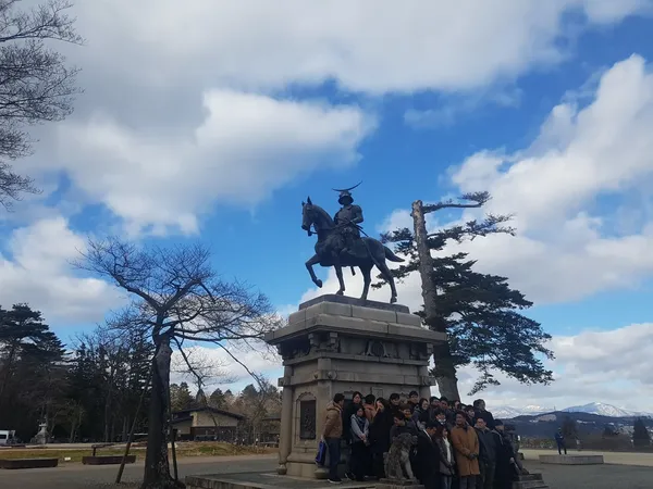 다테 마사무네 기마상 출사지 사진
