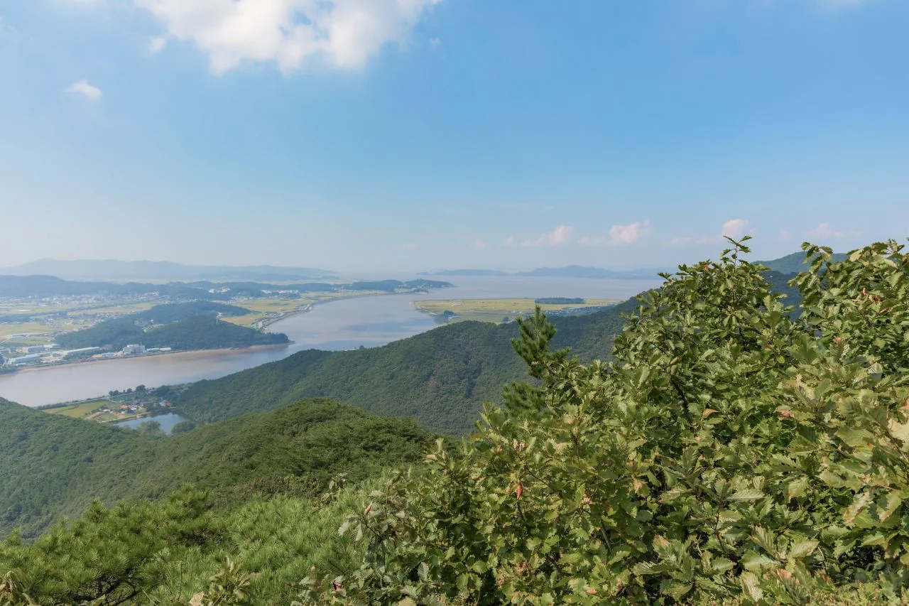 산 능선